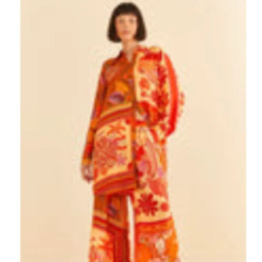 FARM RIO Vibrant Multicolor Women's Pants - Picture 3 of 4